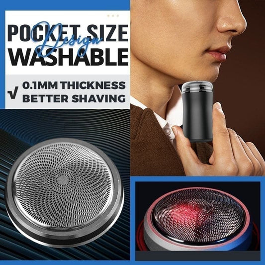 Rasoir électrique lavable de poche - essentiel pour les hommes